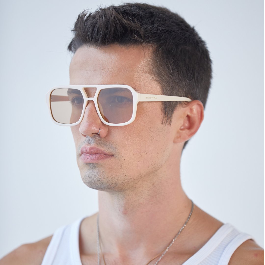 AURA / Sand - Zamothra Sunglasses